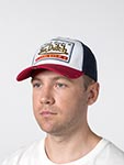 Бейсболка VON DUTCH арт. VD/0/CAS1/WB07 (белый / красный)